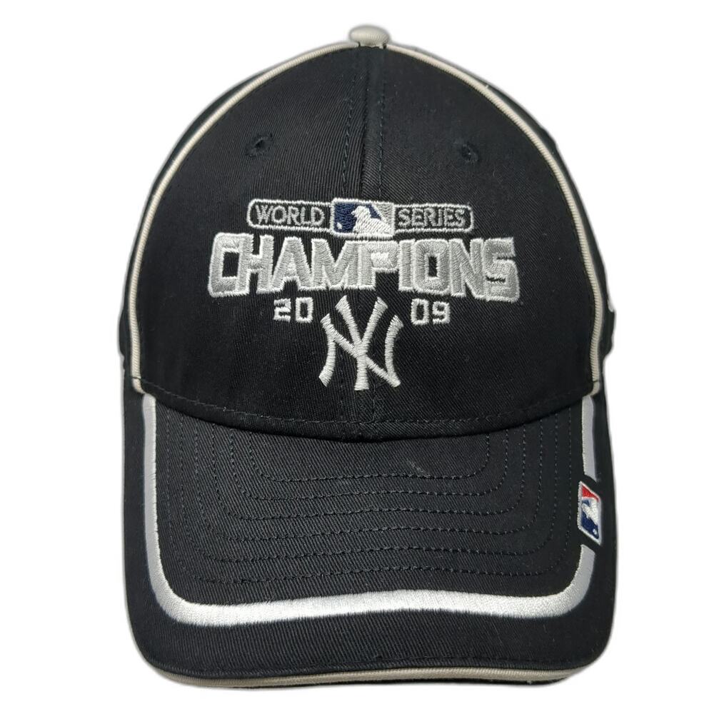 New York Yankees MLB New Era Baseball Cap Black 2009 World Series Champions Hat